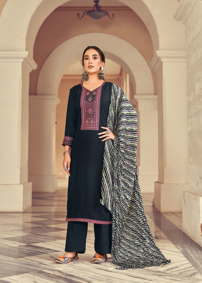 Lehariya By Hermitage Viscose Rayon Dress Material Catalog